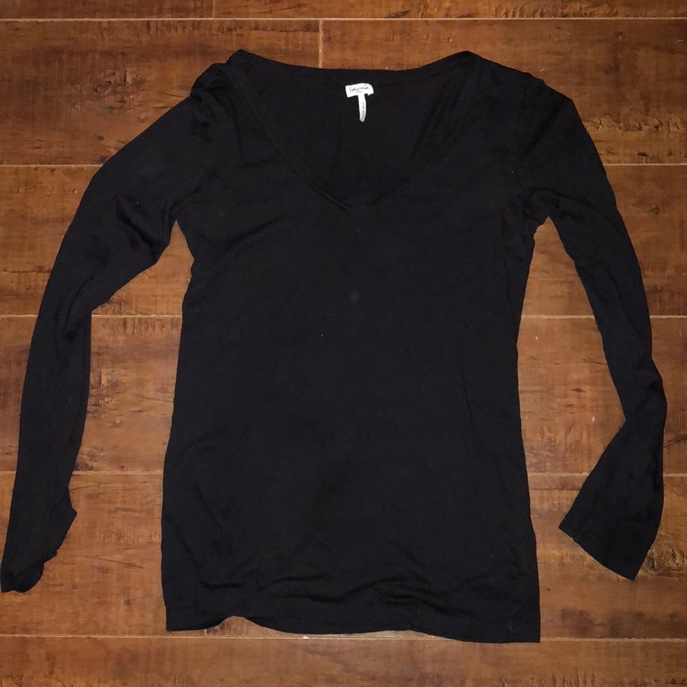 Splendid black long sleeve shirt